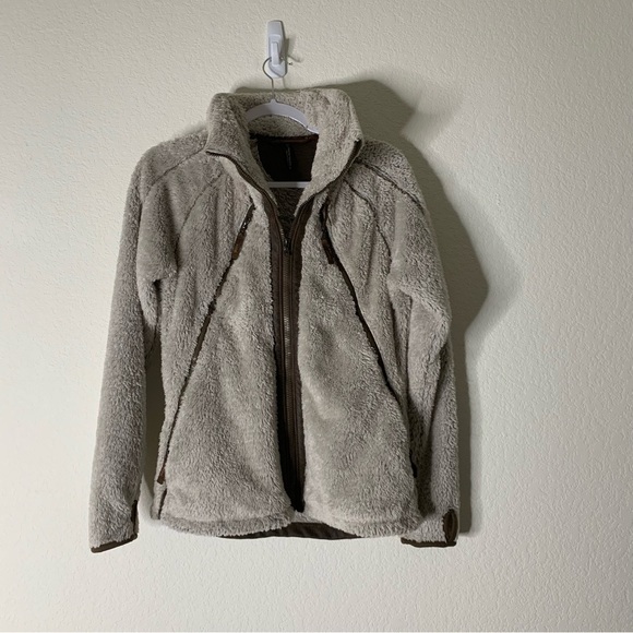 Kuhl Womens Flight full zip hooded Sherpa Jacket M - Picture 2 of 12